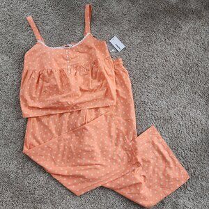 Sonoma Sleepwear Flowery Tank and Pant Set